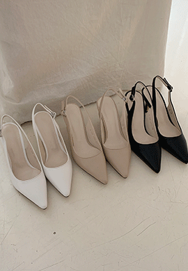 도브 슬링백 스틸레토힐 shoes (3color/8cm)